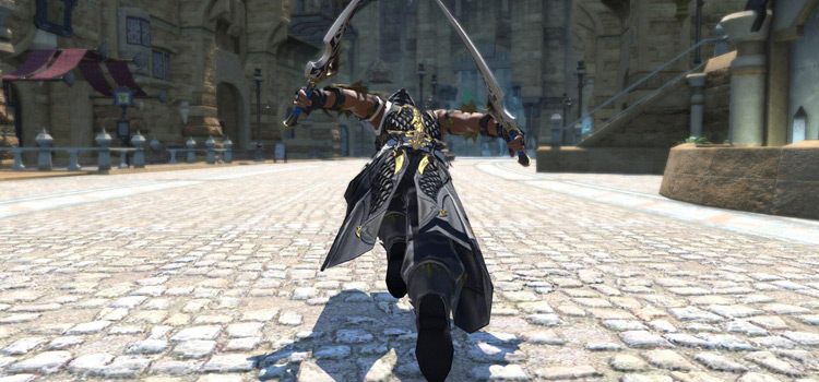Ninja Posing with Glam in Final Fantasy XIV