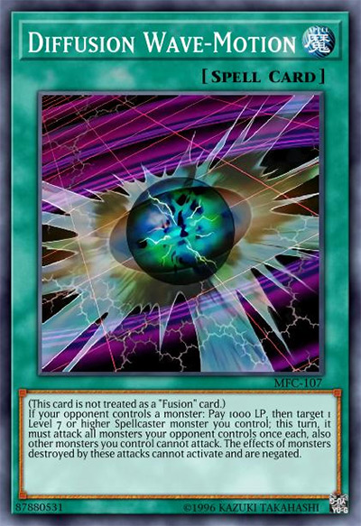 Diffusion Wave Motion Yu-Gi-Oh Card