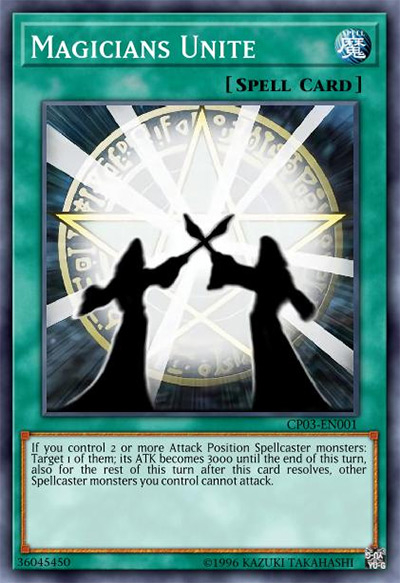 Magicians Unite YGO Card