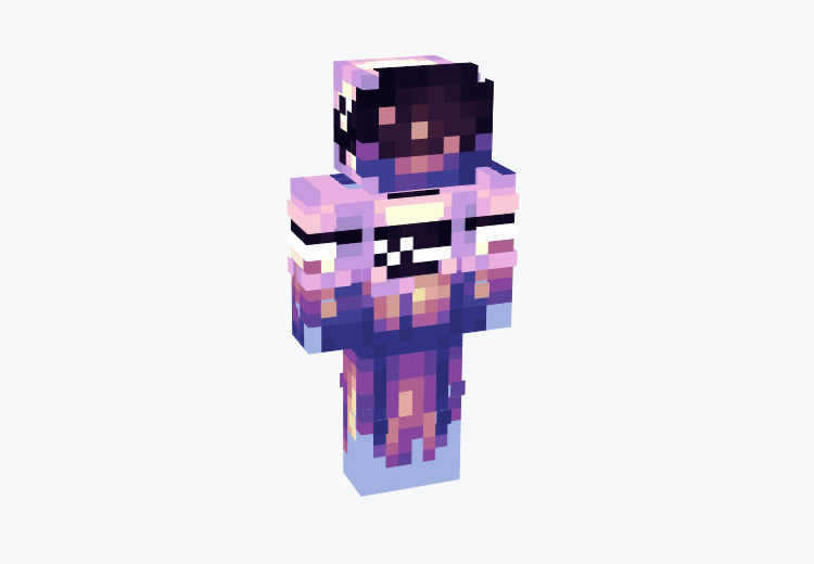 Lost Purple Astronaut Design / Minecraft Skin