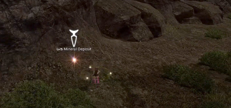 Mineral Deposit Area in Final Fantasy XIV