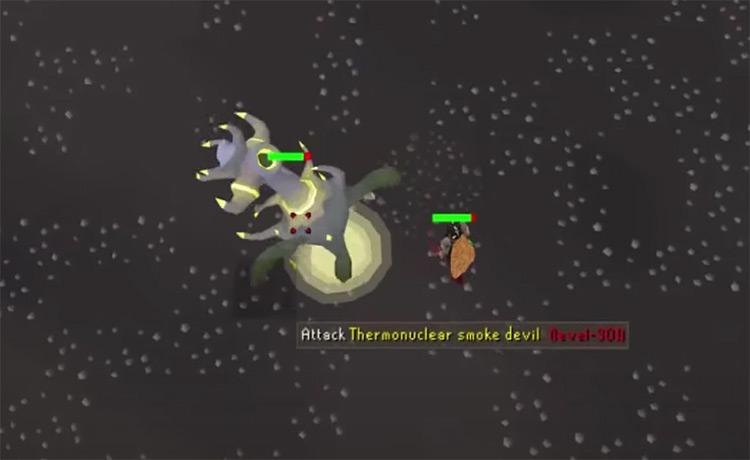 Thermonuclear Smoke Devil in OSRS screenshot