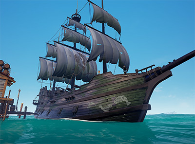 Sea of Thieves Silent Barnacle Ship Set