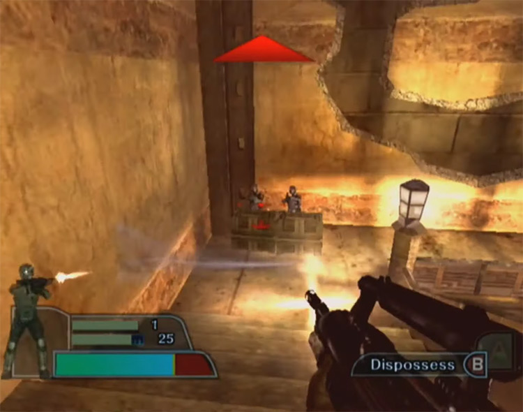 Geist GameCube gameplay screenshot