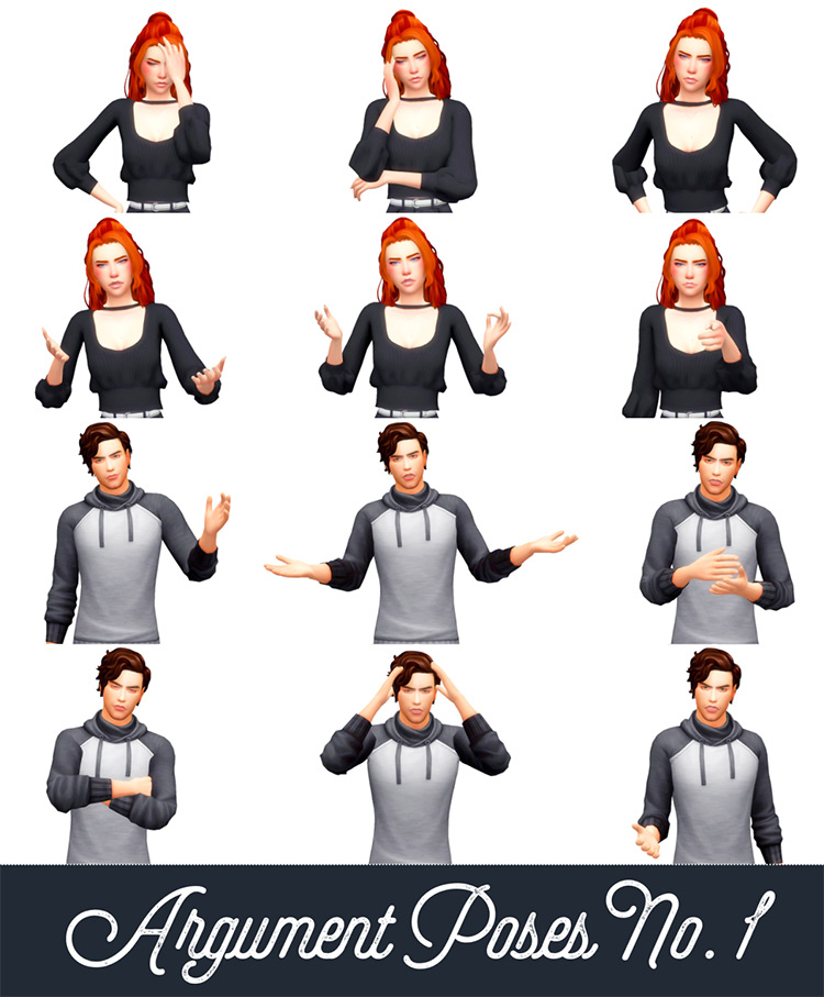 Storytelling: Sims 4 CC & Poses (List)