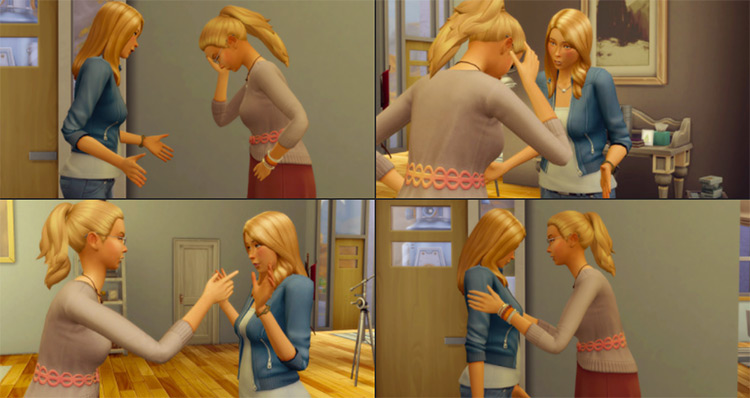 Sims 4 Fighting   Arguing Pose Packs  All Free    FandomSpot - 2