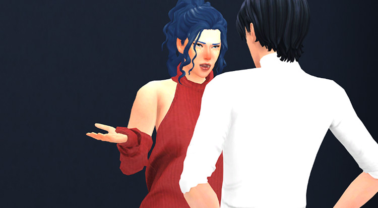 Argue Poses by joannebernice / The Sims 4