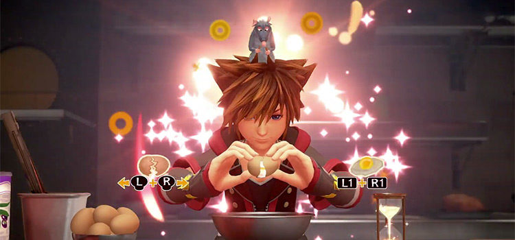 Sora and Little Chef Cooking in KH3