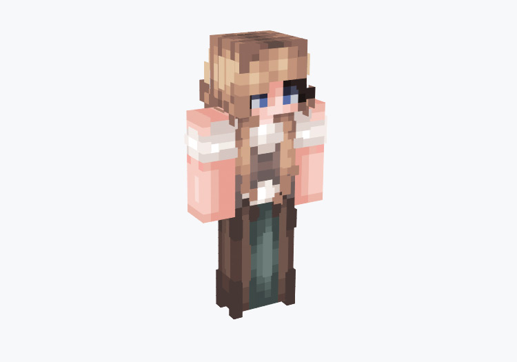 Lionessa Blonde Girl Farmer / Minecraft Skin