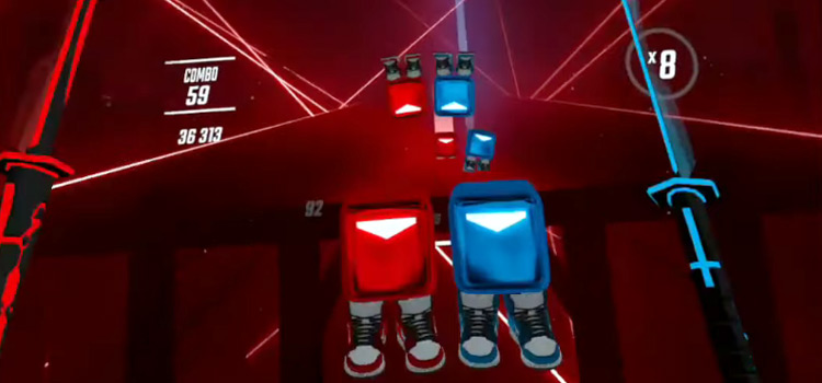 Custom Blocks with Nike Sneakers in Beat Saber