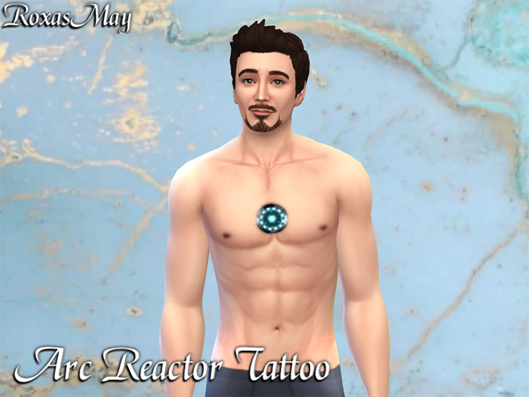 Tony Stark's Arc Reactor CC for The Sims 4
