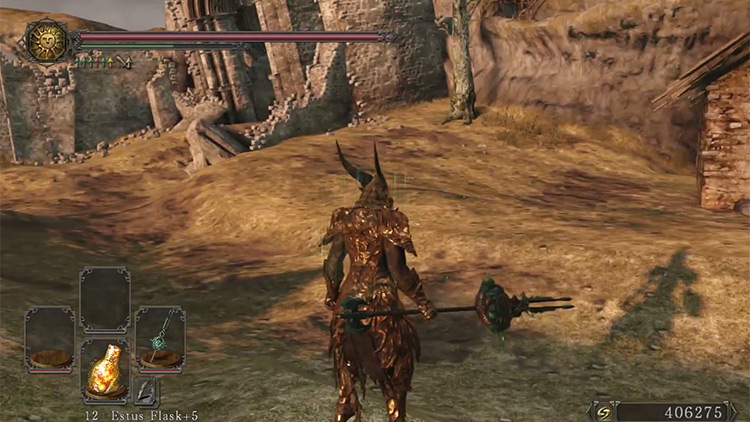 Dark Souls 2 Gargoyle Bident gameplay screenshot