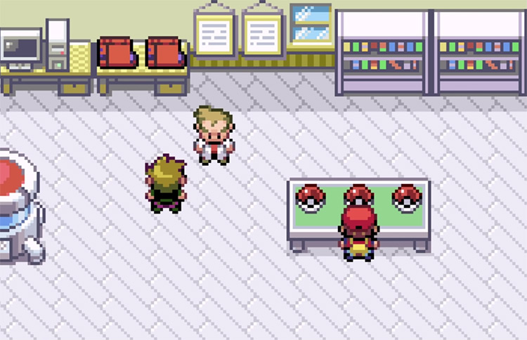 Pokemon FireRed Starters screenshot