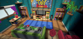 Toy Story 2 Living Room Map in Minecraft
