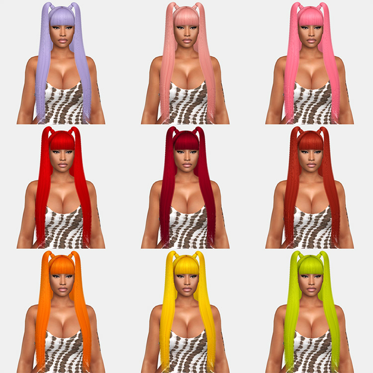 Nicki Minaj Dreamy Hair / Sims 4 CC