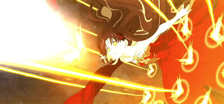 FGO Space Ishtar Attack Screenshot