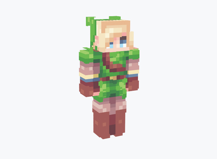 Modern Link from LoZ Series / Minecraft Skin