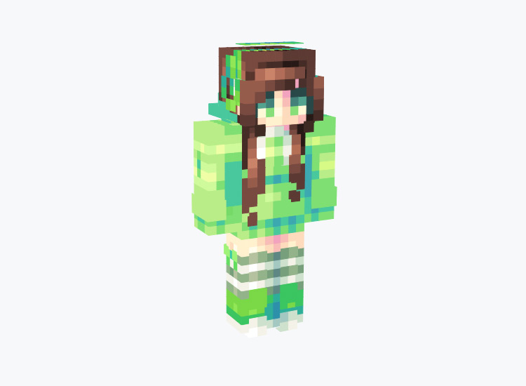 4. Minecraft Skin: Blue Haired Boy with Headphones - wide 5