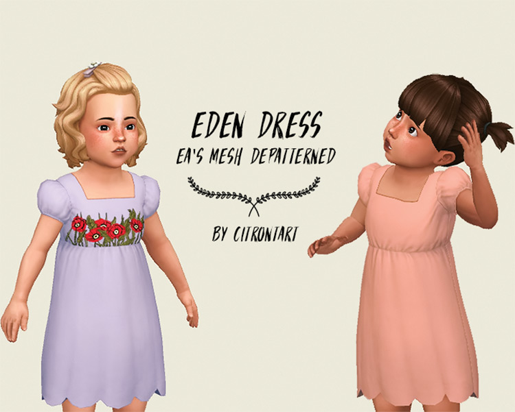 Eden Dress / Sims 4 CC