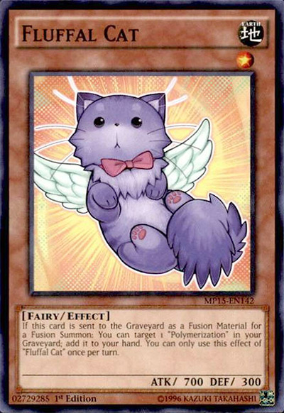 Fluffal Cat Yu-Gi-Oh! Card