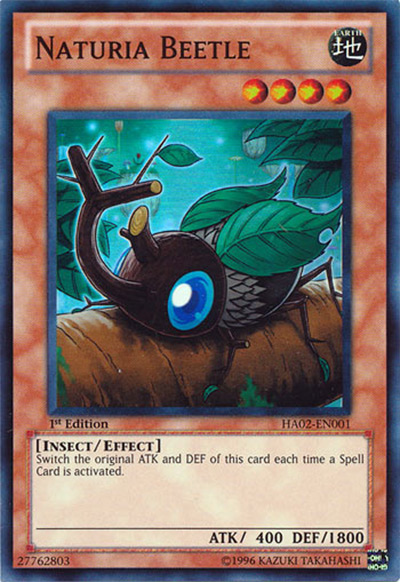 Naturia Beetle Yu-Gi-Oh! Card
