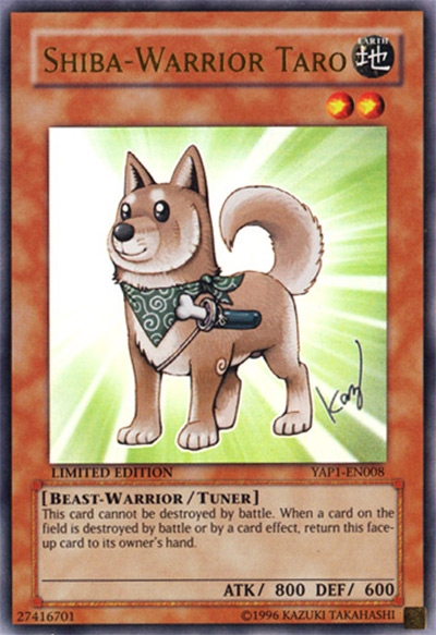 Shiba-Warrior Taro Yu-Gi-Oh! Card