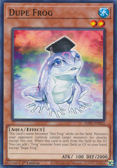 Dupe Frog Yu-Gi-Oh! Card