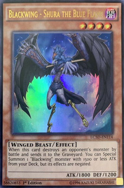 Blackwing – Shura the Blue Flame Yu-Gi-Oh! Card