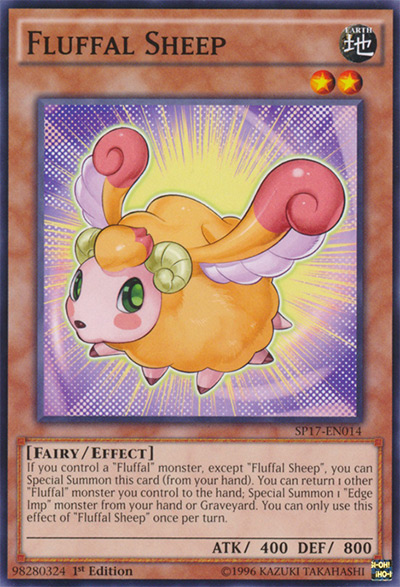 Fluffal Sheep Yu-Gi-Oh! Card