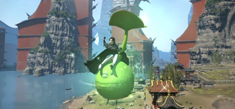 Korpokkur Kolossus Green Flying Mount in FFXIV