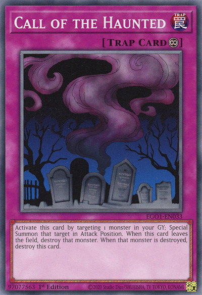 Call of the Haunted Yu-Gi-Oh! Card