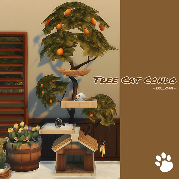 Sims 4 CC  Cat Trees   Cat Furniture  All Free    FandomSpot - 81