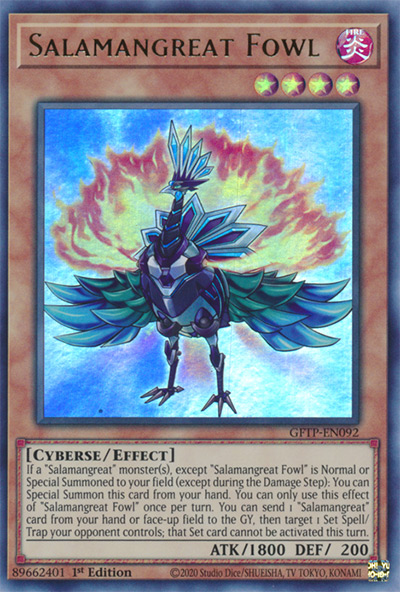 Salamangreat Fowl Yu-Gi-Oh! Card