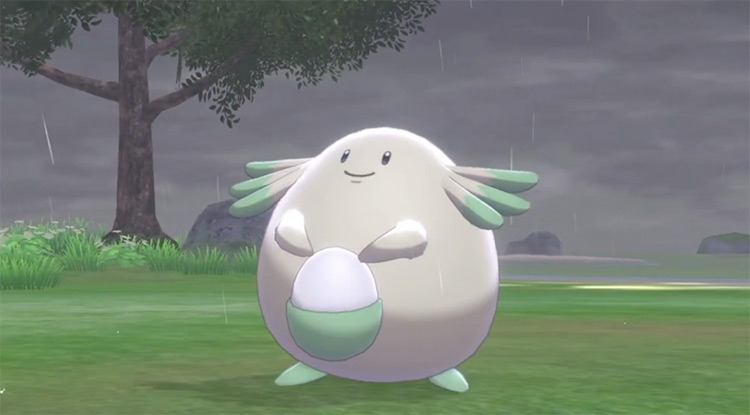 Shiny Chansey in Pokémon Sword and Shield