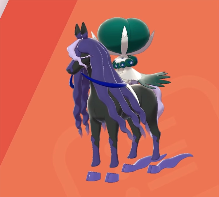 Shiny Calyrex Shadow Rider in Pokémon Sword and Shield: The Crown Tundra