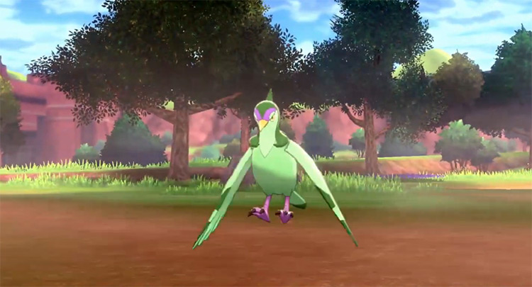 Shiny Tranquill in Pokémon Sword and Shield