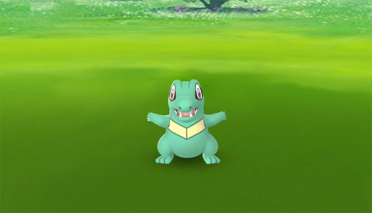 Shiny Totodile in Pokémon GO