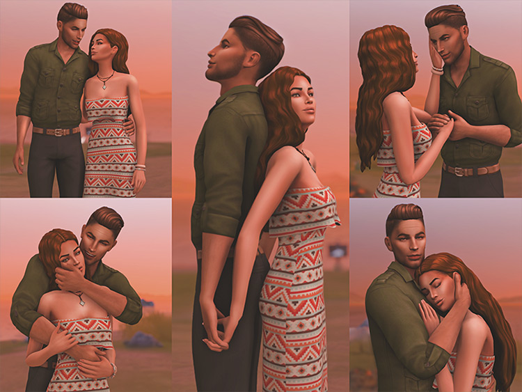 Close To Me Pose Pack / The Sims 4