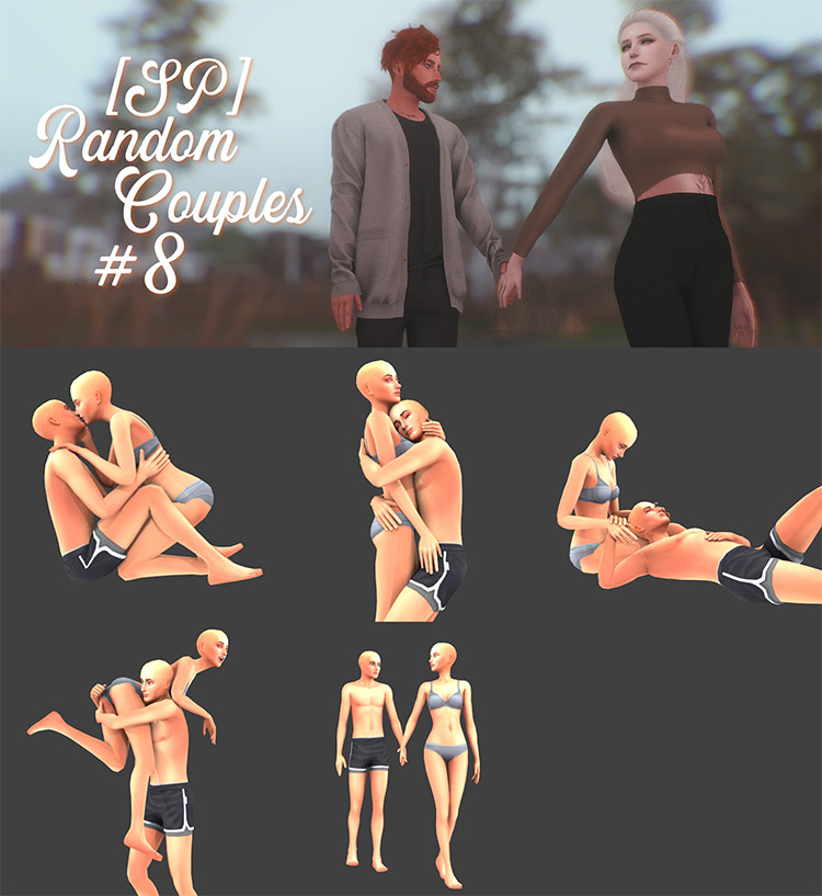 Random Couples #8 Poses / The Sims 4