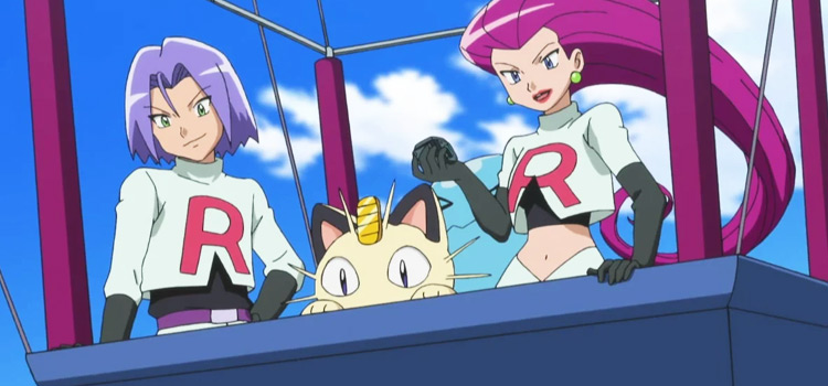Jessie, James & Meowth from the Pokémon Anime