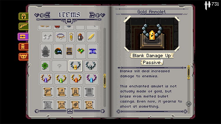 Enter the Gungeon Gold Ammolet screenshot