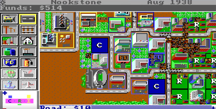 Simcity Classic 게임 스크린 샷