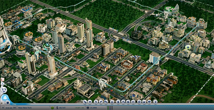 لعبة Simcity Cities of Tomorrow