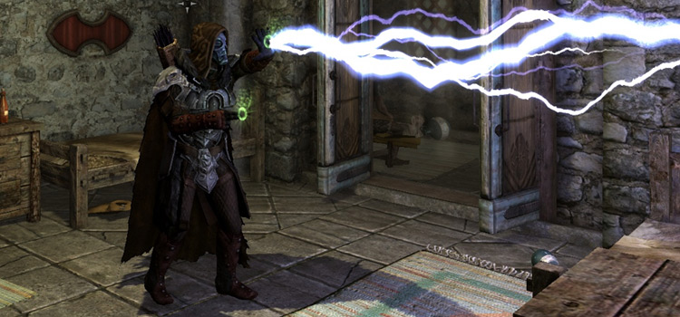 Skyrim ray bolt spell mod