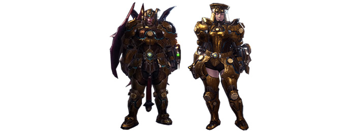 Uragaan armor set in MHW