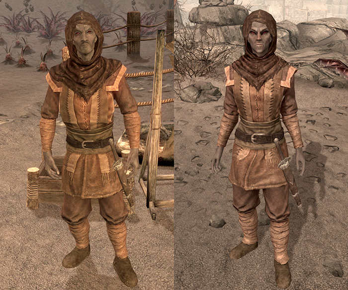 Dunmer outfits in skyrim