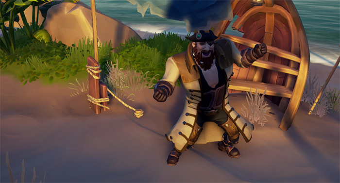 Rogue Sea Dog outfits sea of thieves