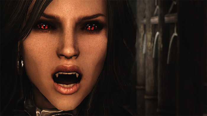 Better Vampire Fangs Skyrim mod