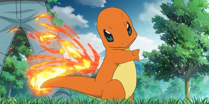 Charmander in the anime