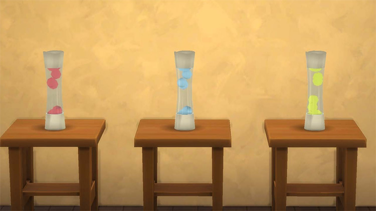 Fully Animated Lava Lamps / Sims 4 CC